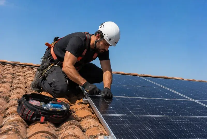 Maintenance et monitoring de panneaux solaires à Candé